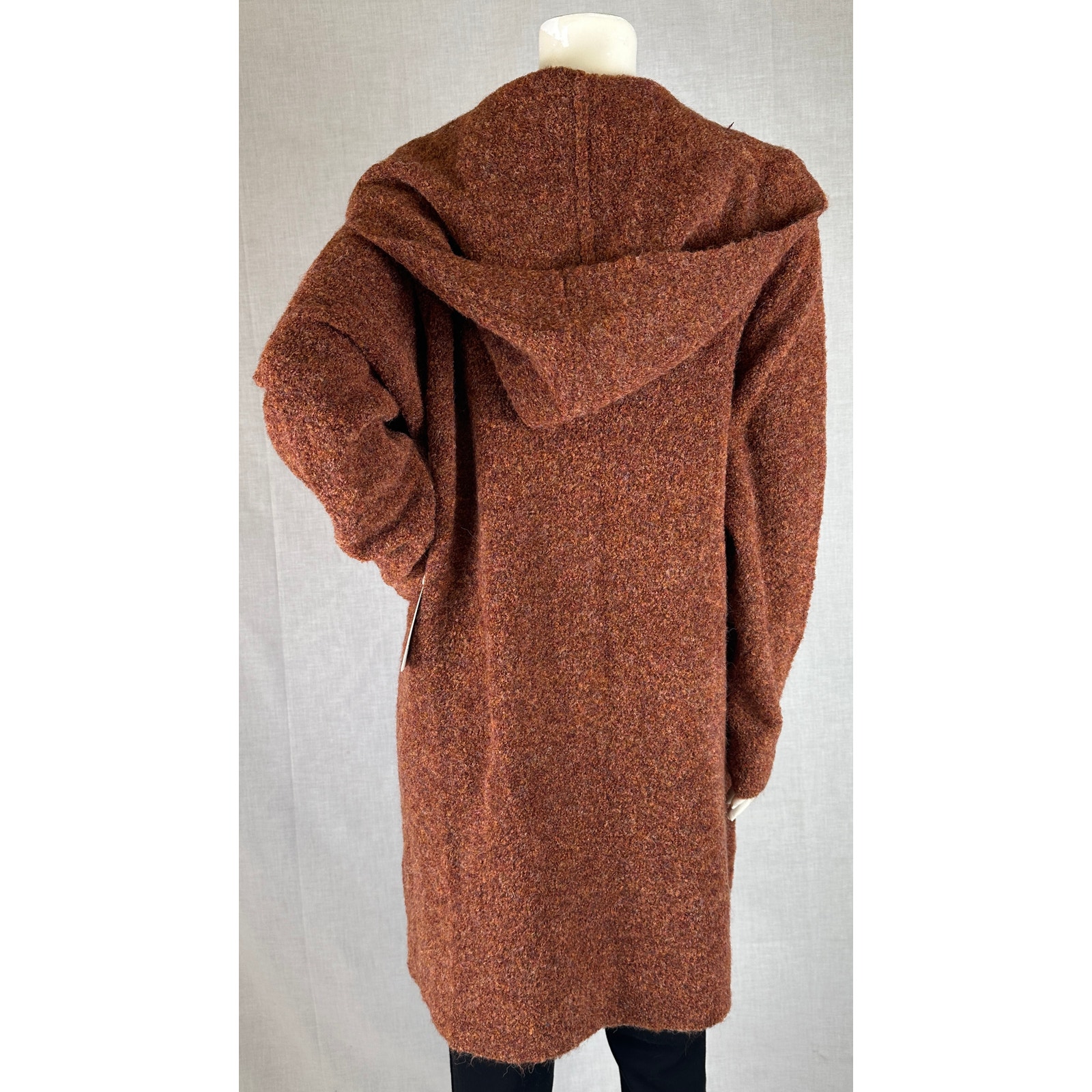Kerisma Rust Norita Open Front Longline Cardigan Women's Sz M/L Nwt — image 4 of 8
